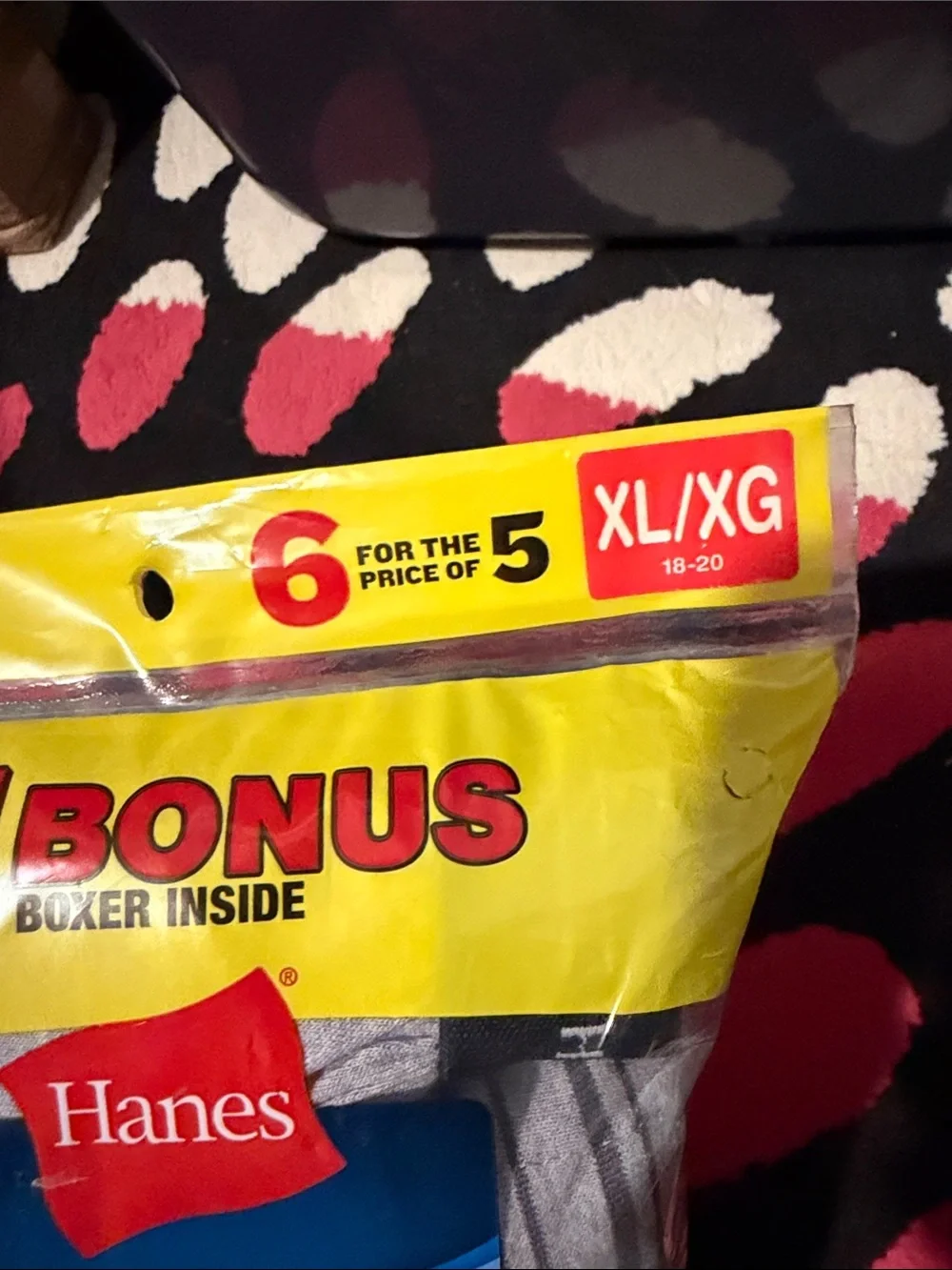 Hanes pack six